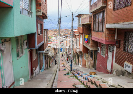 Questa è una delle più importanti e quartieri popolari di Bogotá, Rafael Uribe Foto Stock
