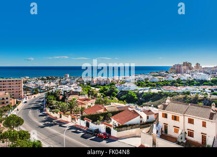 Vista la Torrevieja città costiera. Costa Blanca, provincia di Alicante. Spagna Foto Stock