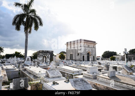 Christopher Columbus cimitero, Avana, Cuba. (Cemetario de Colon) Foto Stock