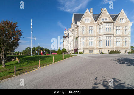 Palacio de la Magdalena, Real Sitio de la Magdalena, Santander, Cantabria, Spagna. Foto Stock