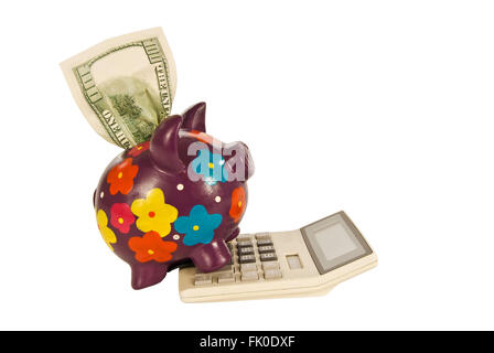 Salvadanaio Accounting Foto Stock