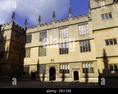 Biblioteca Bodleian Library Oxford Foto Stock