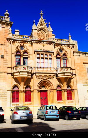 Palazzo del vescovo,Piazza San nottolino, Mdina Foto Stock