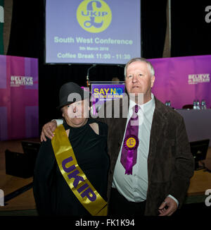 Bristol, Regno Unito. 5 Marzo, 2016. Immagine :Thornbury Bristol REGNO UNITO, UKIP a sud ovest di partecipare in conferenza UKIPs sud ovest di conferenza. Data 05/03/2016 Ref: © charlie bryan/Alamy Live News Credito: charlie bryan/Alamy Live News Foto Stock