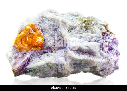 (Spessartite Granato giallo) Foto Stock