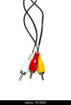 Video cavi audio Foto Stock