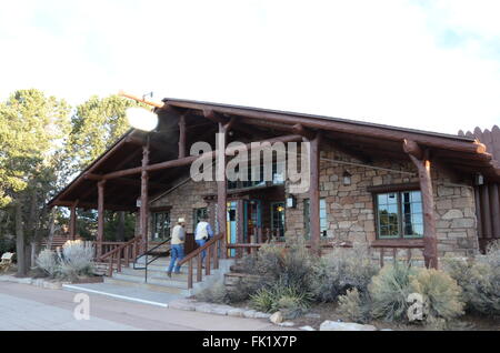 Il Bright Angel Lodge grand canyon Arizona Foto Stock