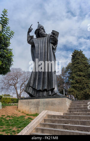 Statua di Grgur Ninski in Split, Croazia Foto Stock