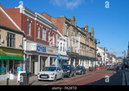 Newgate Street a Bishop Auckland Town Center, Co. Durham, England, Regno Unito Foto Stock