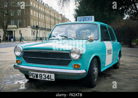 Una Austin 1300 polizia auto panda Foto Stock