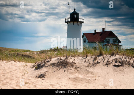 Approcci Storm Race Punto Faro di Cape Cod. Foto Stock