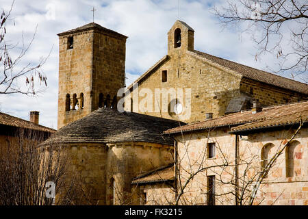 Leyre monastero. La Navarra. Spagna Foto Stock