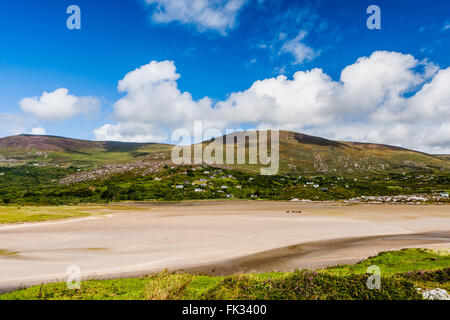 Il Derrynane, nella contea di Kerry, Irlanda - 20 agosto 2010: baia meravigliosa spiaggia e situato sulla penisola di Iveragh, appena fuori la N70 N Foto Stock