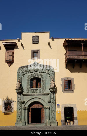 Casa de Colon, alla Biblioteca Colombina, Las Palmas de Gran Canaria, Isole canarie, Spagna Foto Stock