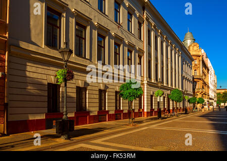 Budapest street view nel centro della città Foto Stock