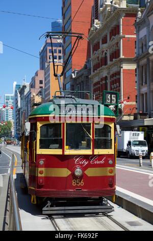 Tram City Circle, Melbourne, Victoria, Australia Pacific Foto Stock