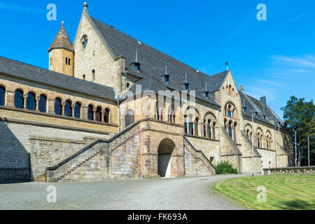 Palazzo Imperiale (Kaiserpfalz), Goslar, Sito Patrimonio Mondiale dell'UNESCO, Harz, Bassa Sassonia, Germania, Europa Foto Stock