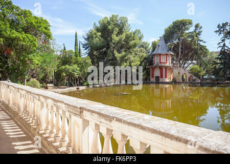 Giardini Mirador può Girona, Barcellona. Foto Stock