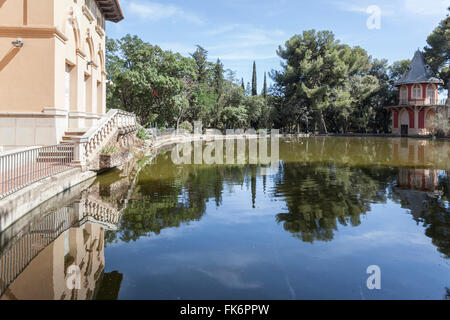 Giardini Mirador può Girona, Barcellona. Foto Stock