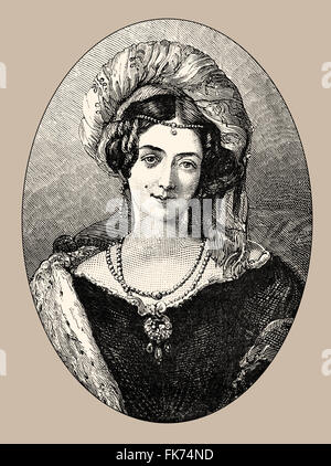 Mary Louise Victoria, principessa di Sassonia Coburgo - Gotha-Saalfeld, duchessa di Kent; 1786-1861, una principessa tedesca e la madre della Regina Vi Foto Stock