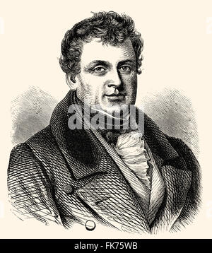 Di Daniel O'Connell o Dónall Ó Conaill, 1775 - 1847, un uomo politico irlandese, Foto Stock