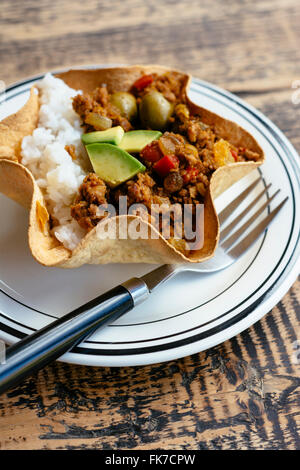 Autentica picadillo (tradizionale Latin American piatto) Foto Stock