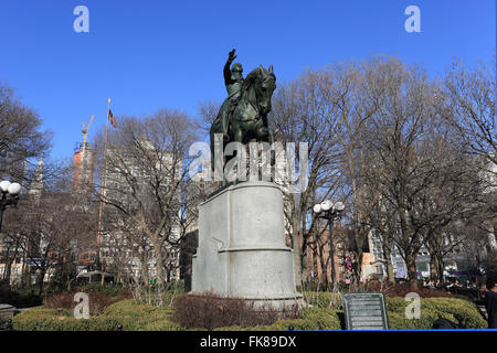 Union Square Park la quattordicesima st Manhattan New York City Foto Stock