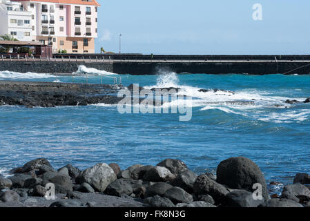 Meravigliosa costa in Puerto de Guimar,Tenerife,Spagna Foto Stock