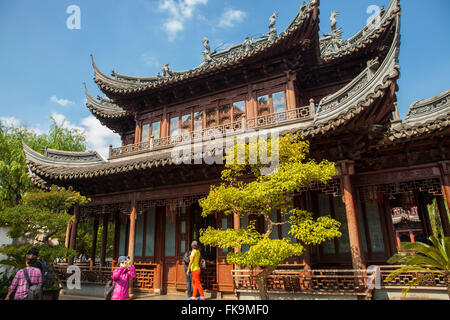 Il Giardino di Yuyuan, Shanghai, Cina Foto Stock