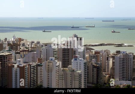 Vista della città di Vila Velha da Nossa Senhora da Penha Foto Stock