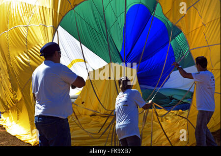Primo Campionato di palloncino di indipendenza di Brasilia Foto Stock