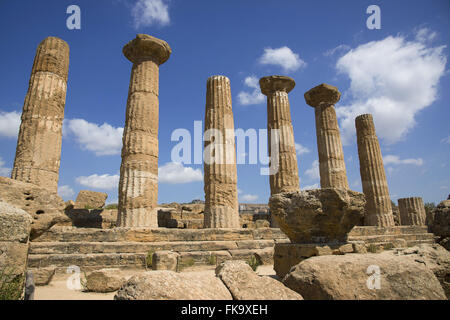 Tempio di Ercole nella Valle dei Templi Foto Stock