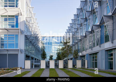 Milton Keynes del quadrante di edificio. Milton Keynes, Buckinghamshire, Inghilterra Foto Stock