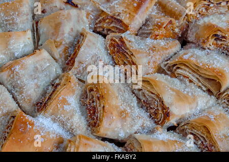 Bulgara tradizionale pasticceria di zucca - banitza, Bulgaria Foto Stock