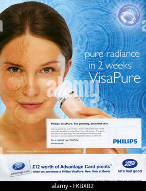 2010S UK Philips Magazine annuncio pubblicitario Foto Stock