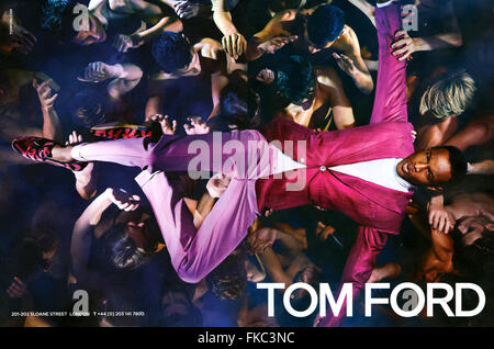 2010S UK Tom Ford Magazine annuncio pubblicitario Foto Stock