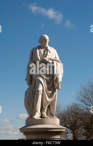 William Ward, 1° Conte di Dudley statua, Dudley Town Center, West Midlands, England, Regno Unito Foto Stock