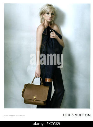 2010S UK Louis Vuitton Magazine annuncio pubblicitario Foto Stock