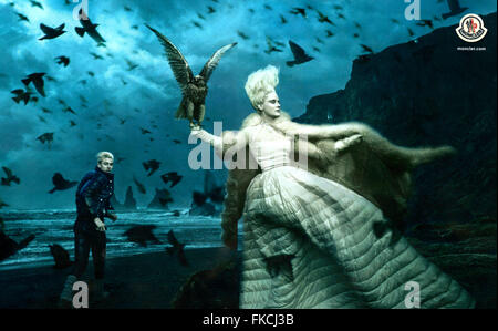 2010S UK Moncler Magazine annuncio pubblicitario Foto Stock