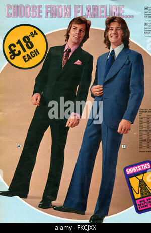 1970S UK piastra catalogo Foto Stock