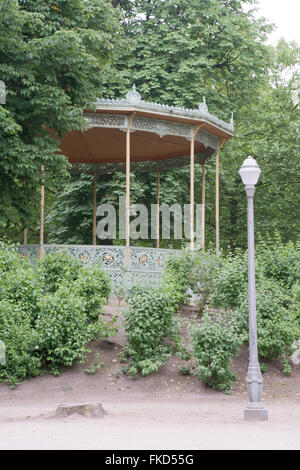 Bandstand a Parc de Bruxelles, Parco di Bruxelles, Belgio Foto Stock