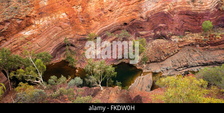 Hamersley Gorge, Karijini National Park, Pilbara, Australia occidentale Foto Stock