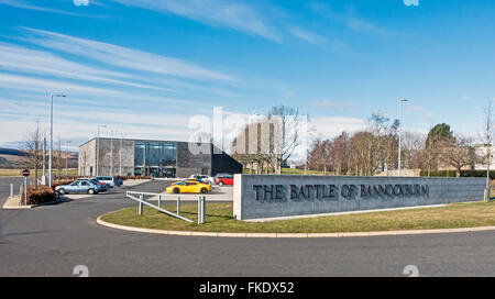 Ingresso alla Battaglia di Bannockburn attrazione turistica in Stirling Scozia Scotland Foto Stock