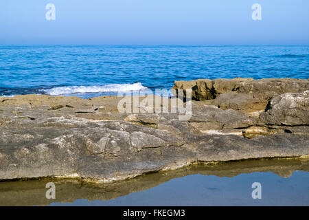 Paesaggi marini del mare Adriatico . Foto Stock
