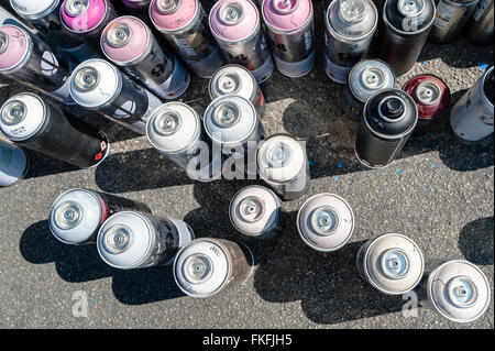 Belgio, Anversa, incontro di stili 2015 - Graffiti Foto Stock