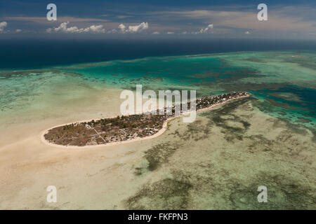 Isola Verde - questa piccola isola è completamente abitata con migliaia di persone Foto Stock