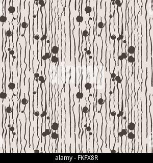Vettore di Seamless pattern di linee con grungy blot Illustrazione Vettoriale