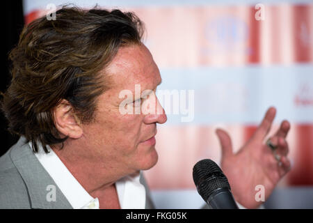 22 FEBBRAIO 2016: l'attore Michael Madsen presso il Los Angeles Italian Film Festival. Foto Stock