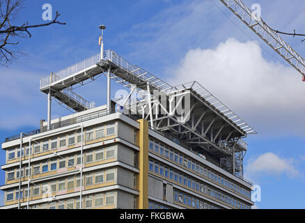 La nuova air ambulance eliporto al Kings College Hospital, Camberwell, Londra. Ora operativa (giugno 2017) Foto Stock