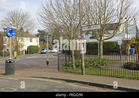 William Griggs giardini. Un piccolo parco sulla strada Bellenden in Peckham, Londra. Atmosfera da villaggio in una volta il famoso quartiere povero. Foto Stock